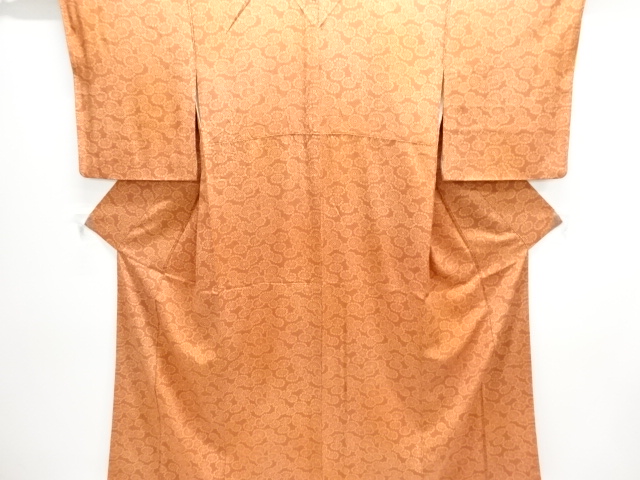 花模様小紋着物